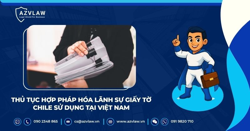 Thủ tục hợp pháp hóa lãnh sự giấy tờ Chile sử dụng tại Việt Nam