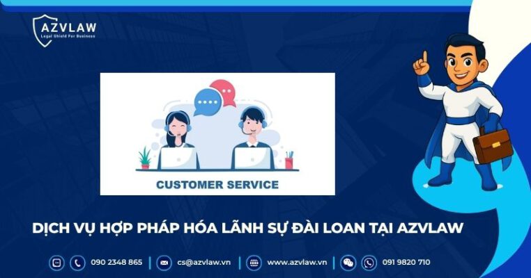 Dịch vụ hợp pháp hóa lãnh sự Đài Loan tại AZVLAW