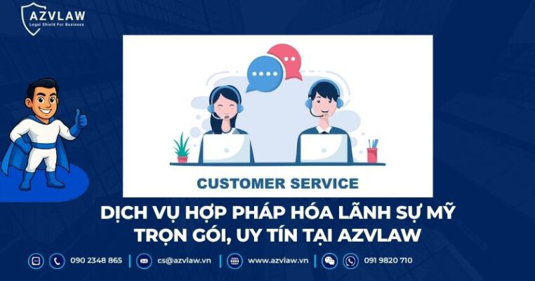 Dịch vụ hợp pháp hóa lãnh sự Mỹ trọn gói, uy tín tại AZVLAW