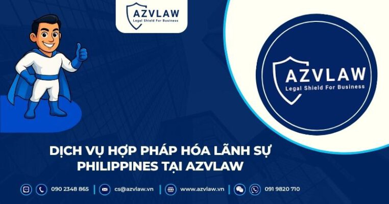 Dịch vụ hợp pháp hóa lãnh sự Philippines tại AZVLAW
