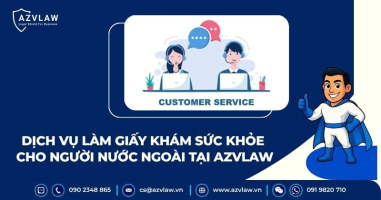 Dịch vụ làm giấy khám sức khỏe cho người nước ngoài tại AZVLAW