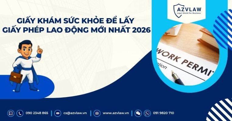 Giấy khám sức khỏe để lấy giấy phép lao động mới nhất 2026