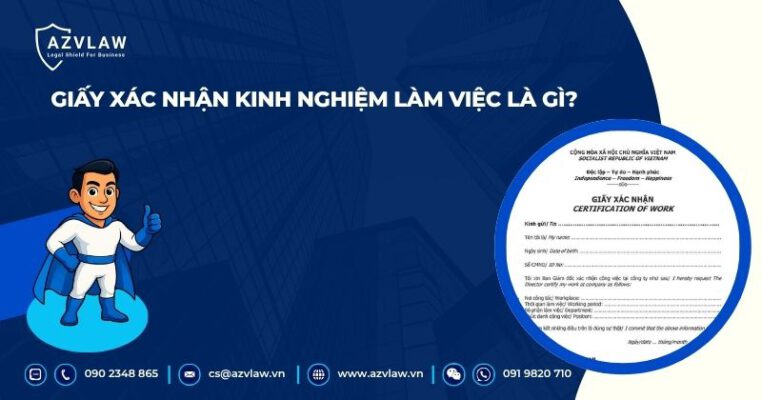 Giấy xác nhận kinh nghiệm làm việc là gì?