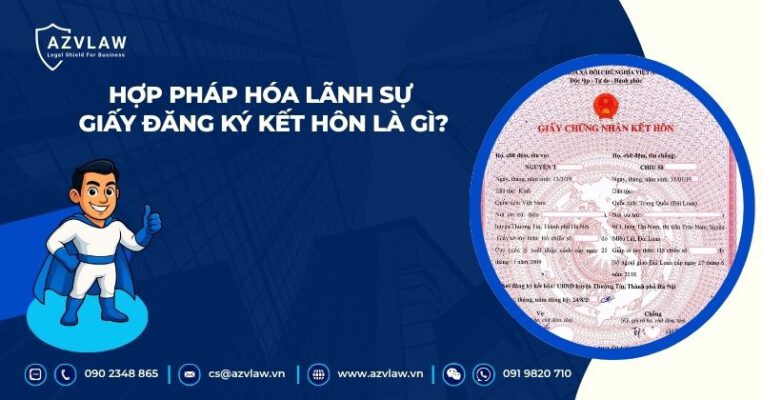 Hợp pháp hóa lãnh sự giấy đăng ký kết hôn là gì