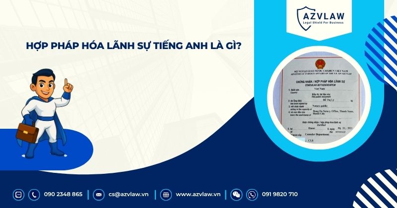 Hợp pháp hóa lãnh sự tiếng Anh là gì?