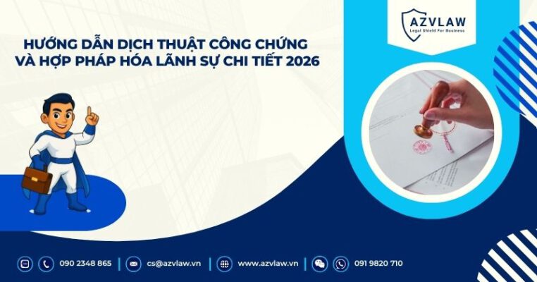 Hướng dẫn dịch thuật công chứng và hợp pháp hóa lãnh sự chi tiết 2026
