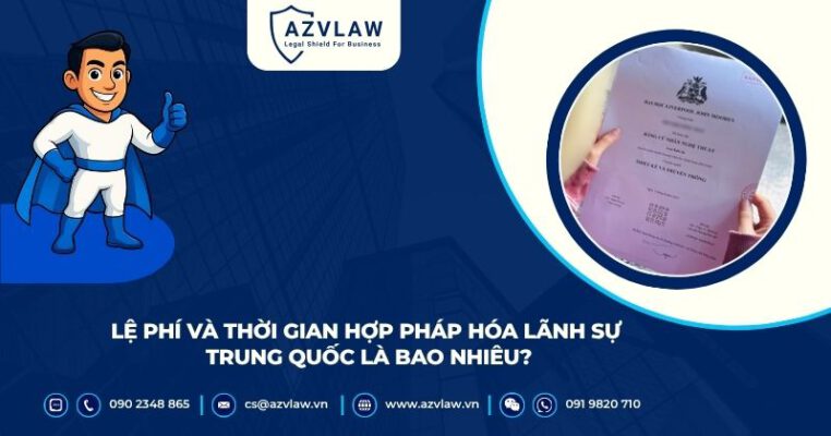 Lệ phí và thời gian hợp pháp hóa lãnh sự Trung Quốc là bao nhiêu?