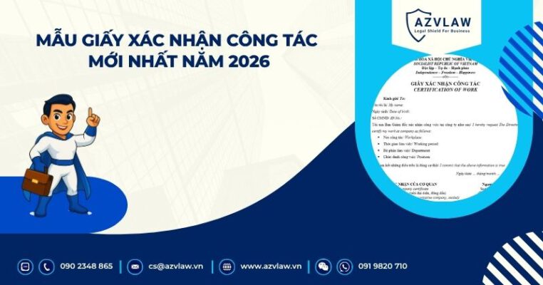 Mẫu giấy xác nhận công tác mới nhất năm 2026