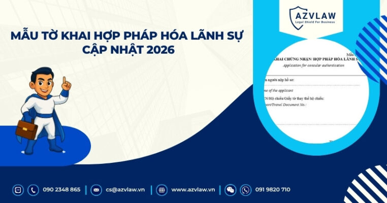 Mẫu tờ khai hợp pháp hóa lãnh sự​ cập nhật 2026