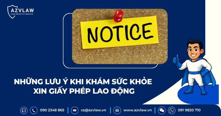 Những lưu ý khi khám sức khỏe xin giấy phép lao động