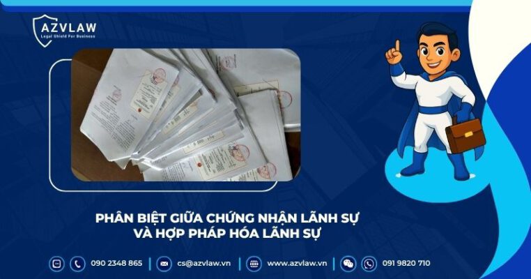 Phân biệt giữa chứng nhận lãnh sự và hợp pháp hóa lãnh sự