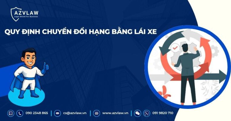 Quy định chuyển đổi hạng bằng lái xe