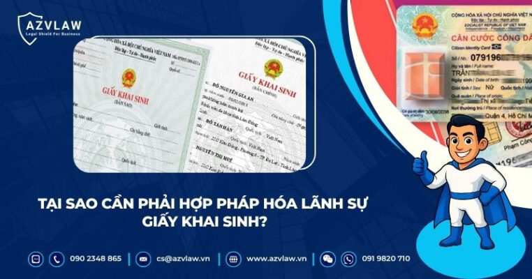Tại sao cần phải hợp pháp hóa lãnh sự giấy khai sinh?