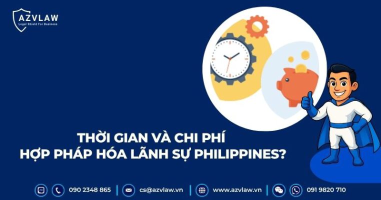 Thời gian và chi phí hợp pháp hóa lãnh sự Philippines là bao nhiêu?
