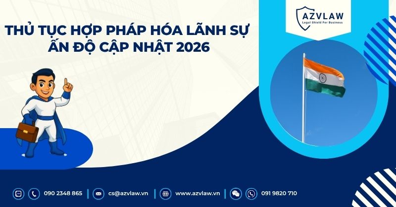 Thủ tục hợp pháp hóa lãnh sự Ấn Độ cập nhật 2026