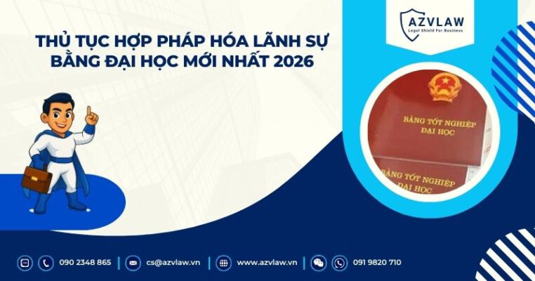 Thủ tục hợp pháp hóa lãnh sự bằng đại học mới nhất 2026