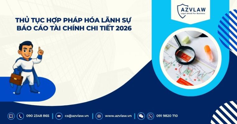 Thủ tục hợp pháp hóa lãnh sự báo cáo tài chính chi tiết 2026
