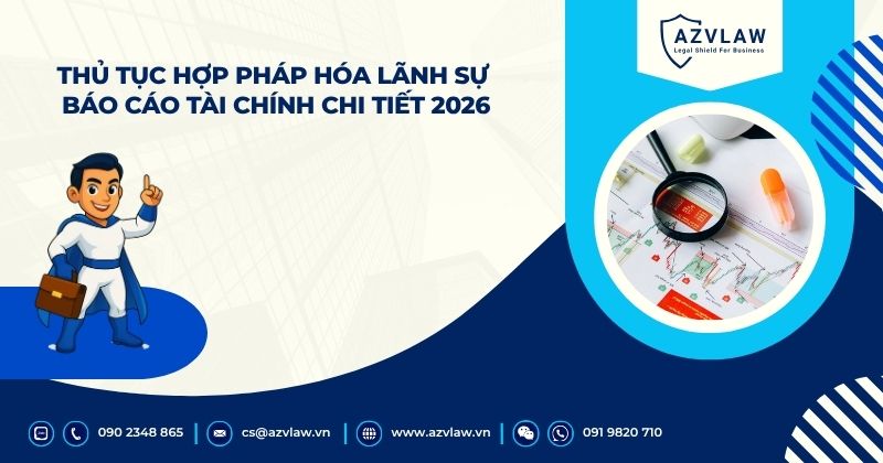 Thủ tục hợp pháp hóa lãnh sự báo cáo tài chính chi tiết 2026