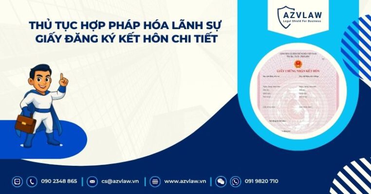 Thủ tục hợp pháp hóa lãnh sự giấy đăng ký kết hôn chi tiết