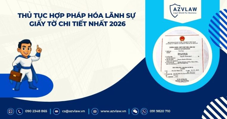 Thủ tục hợp pháp hóa lãnh sự giấy tờ chi tiết nhất 2026