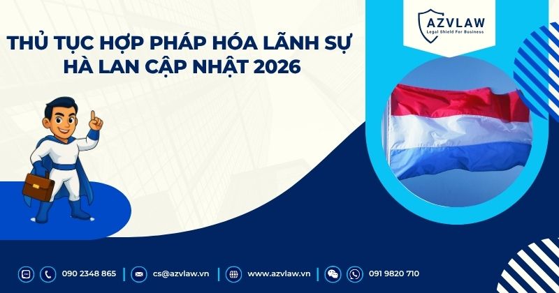 Thủ tục hợp pháp hóa lãnh sự Hà Lan cập nhật 2026