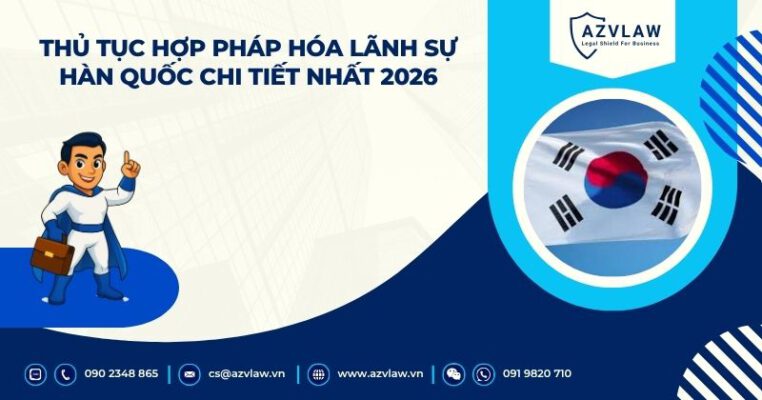 Thủ tục hợp pháp hóa lãnh sự Hàn Quốc chi tiết nhất 2026