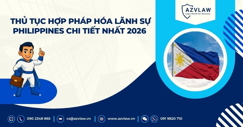 Thủ tục hợp pháp hóa lãnh sự Philippines chi tiết nhất 2026