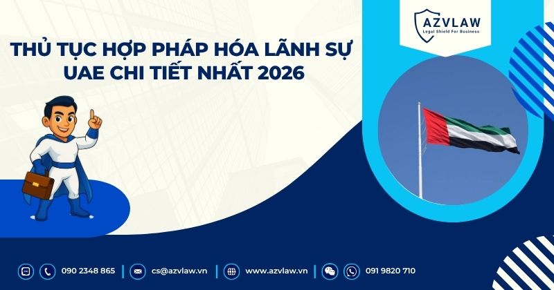 Thủ tục hợp pháp hóa lãnh sự UAE chi tiết nhất 2026