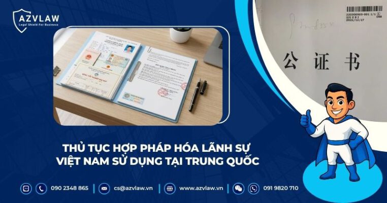 Thủ tục hợp pháp hóa lãnh sự Việt Nam sử dụng tại Trung Quốc
