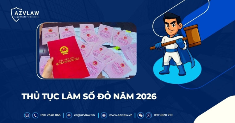 Thủ tục làm sổ đỏ năm 2026
