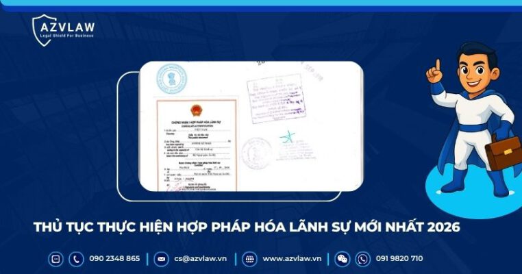 Thủ tục thực hiện hợp pháp hóa lãnh sự mới nhất 2026