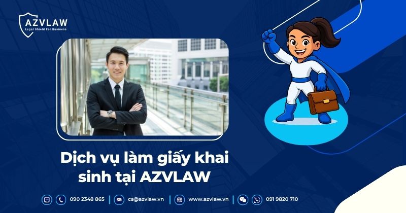 Dịch vụ làm giấy khai sinh tại AZVLAW