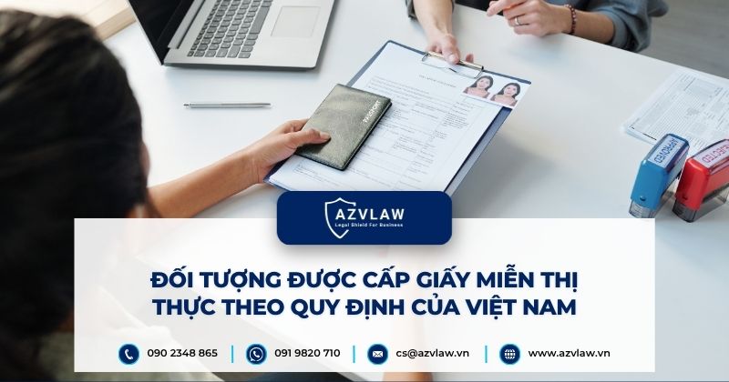 Đối tượng được cấp giấy miễn thị thực theo quy định của Việt Nam