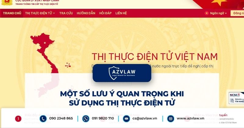Một số lưu ý quan trọng khi sử dụng thị thực điện tử