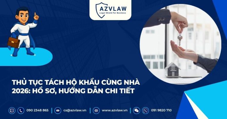 Thủ tục tách hộ khẩu cùng nhà 2026: Hồ sơ, hướng dẫn chi tiết