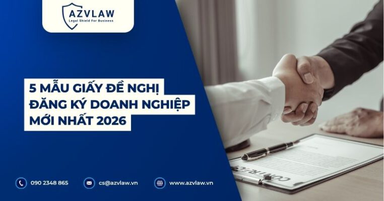5 Mẫu giấy đề nghị đăng ký doanh nghiệp mới nhất 2026
