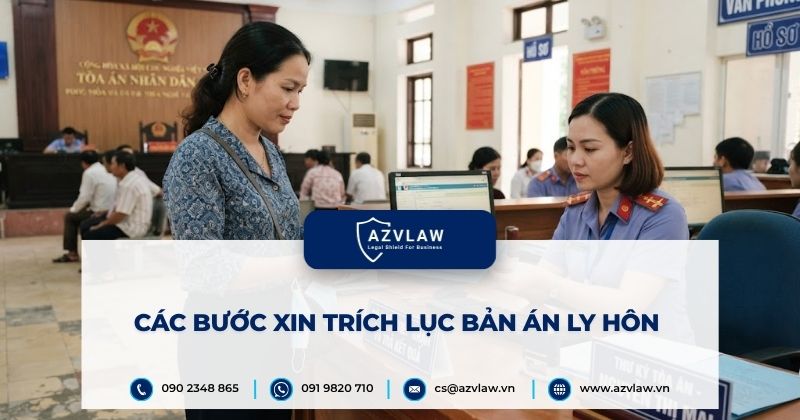 Các bước xin trích lục bản án ly hôn