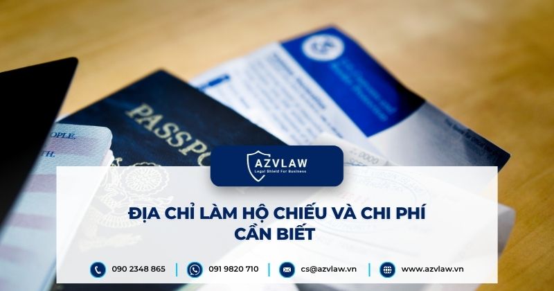Địa chỉ làm hộ chiếu và chi phí cần biết