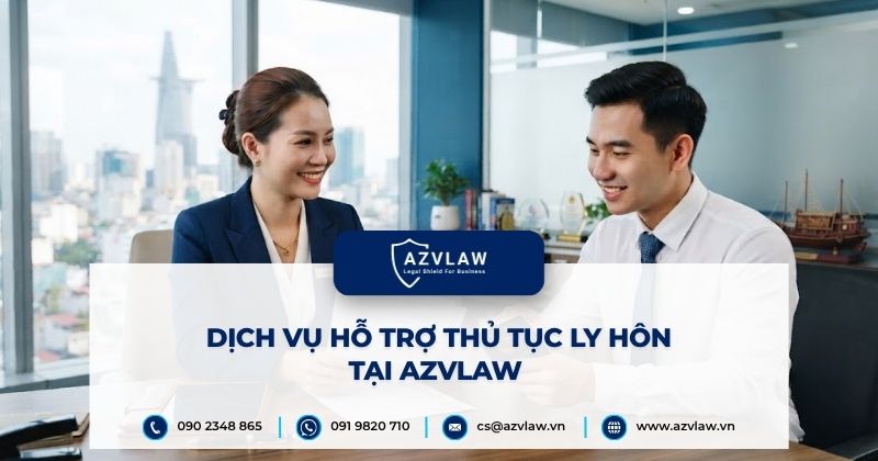 Dịch vụ hỗ trợ thủ tục ly hôn tại AZVLAW