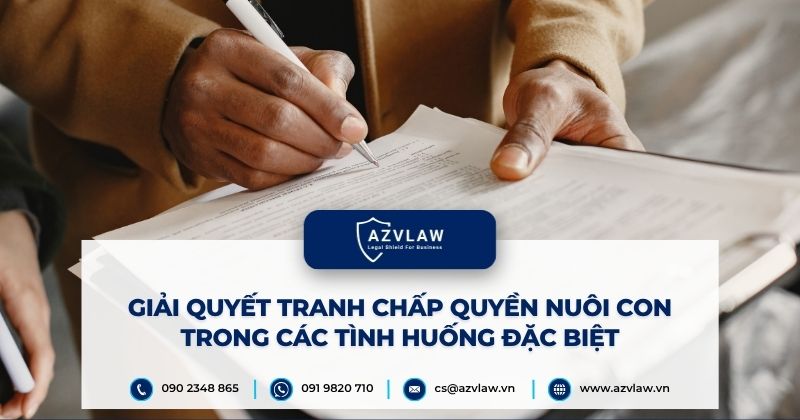 Giải quyết tranh chấp quyền nuôi con trong các tình huống đặc biệt