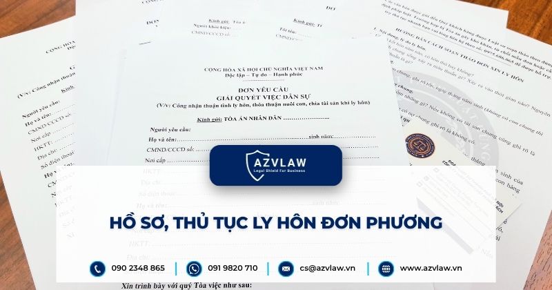 Hồ sơ ly hôn thuận tình gồm những giấy tờ gì?