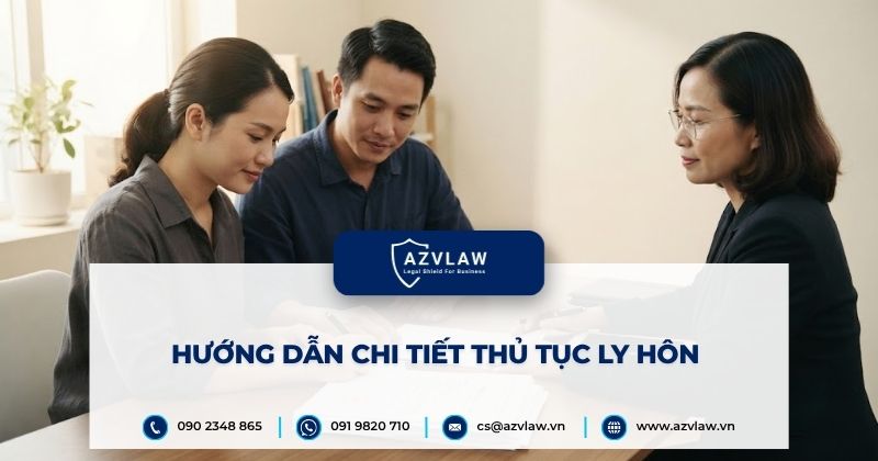 Hướng dẫn chi tiết thủ tục ly hôn