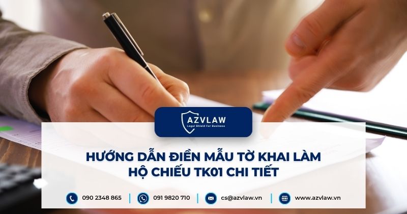 Hướng dẫn điền mẫu tờ khai làm hộ chiếu TK01 chi tiết