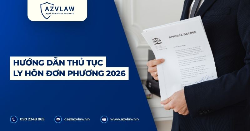 Hướng dẫn thủ tục ly hôn đơn phương nhanh chóng, chi tiết nhất 2026