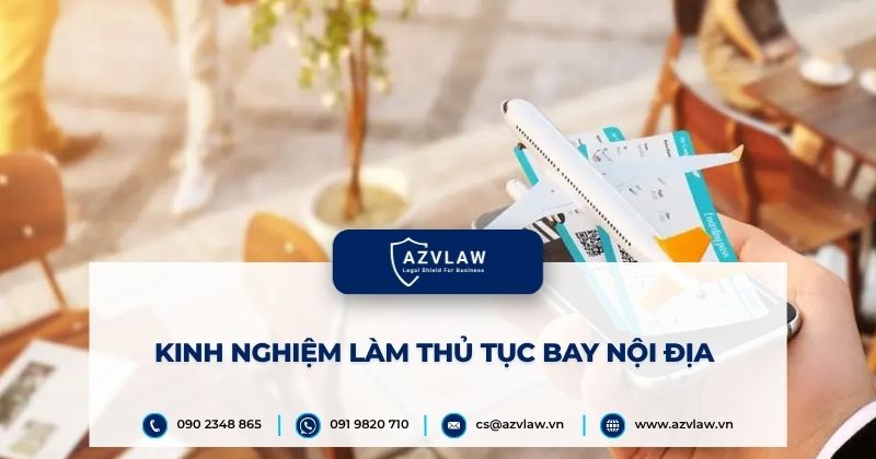 Kinh nghiệm làm thủ tục bay nội địa