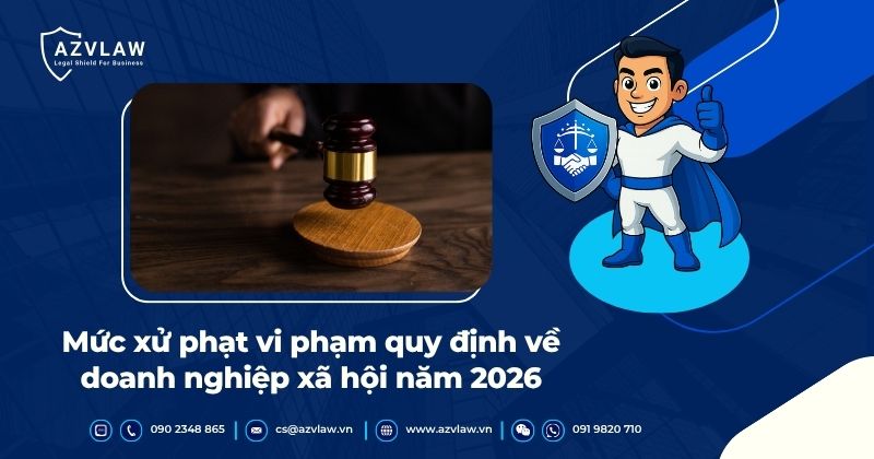 Mức xử phạt vi phạm quy định về doanh nghiệp xã hội năm 2026