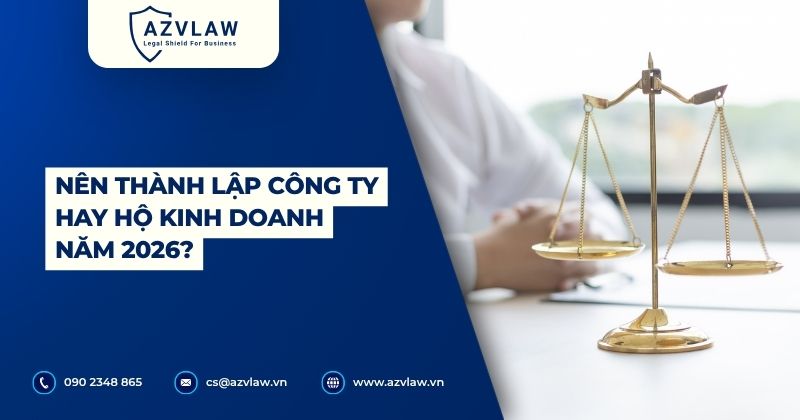 Nên thành lập công ty hay hộ kinh doanh năm 2026?