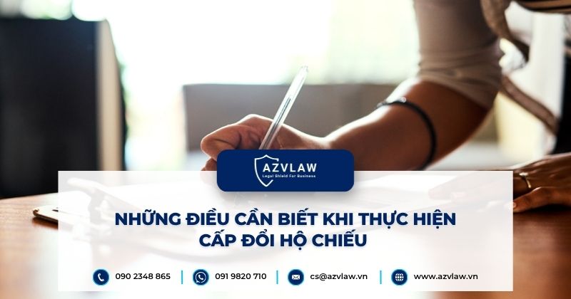 Những điều cần biết khi thực hiện cấp đổi hộ chiếu