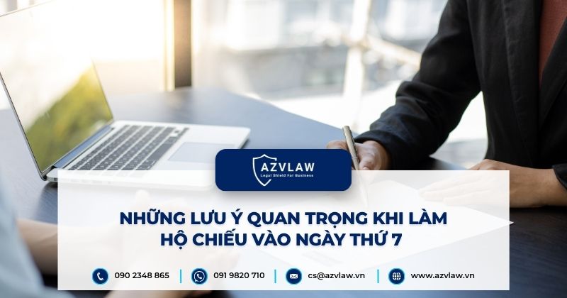 Những lưu ý quan trọng khi làm hộ chiếu vào ngày thứ 7
