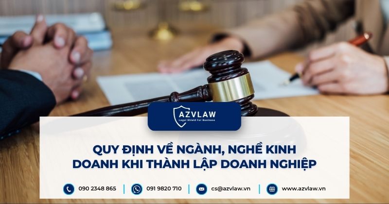 Quy định về ngành, nghề kinh doanh khi thành lập doanh nghiệp